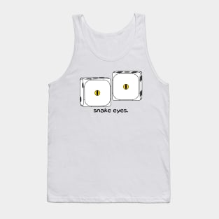 Dice Snake Eyes Board Game Tabletop Gambling Tank Top